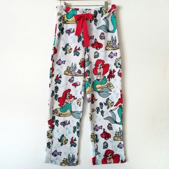 Disney Other - Disney Little Mermaid Fleece Pajama Pants Ariel L